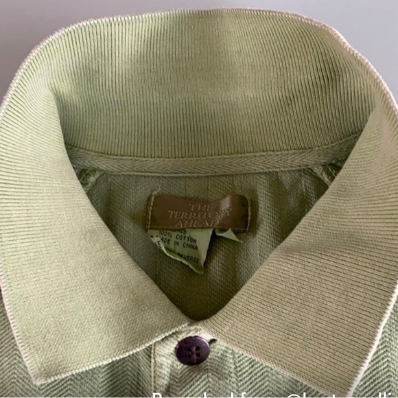 Light green 4 button polo - Picture 3 of 4